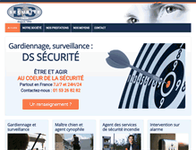 Tablet Screenshot of ds-securite.com